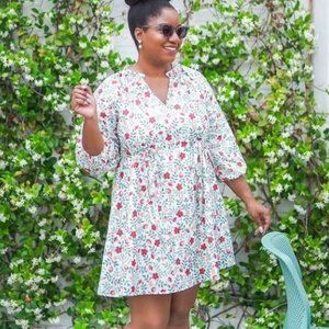 Draper James EUC Strawberry Fields Kellie dress, size S